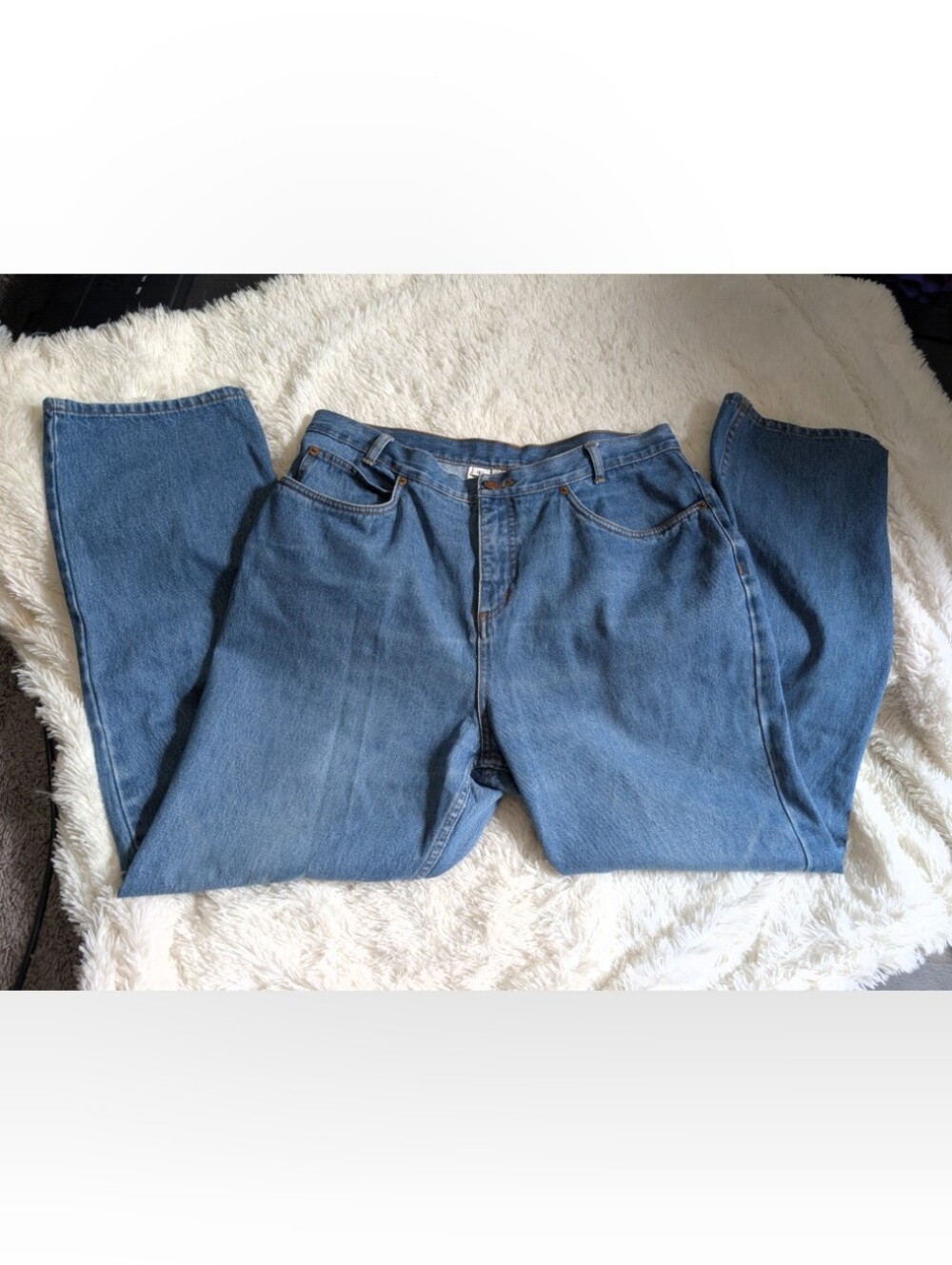 Pendleton Relaxed Fit Straight Leg Blue Denim Jeans Size 16